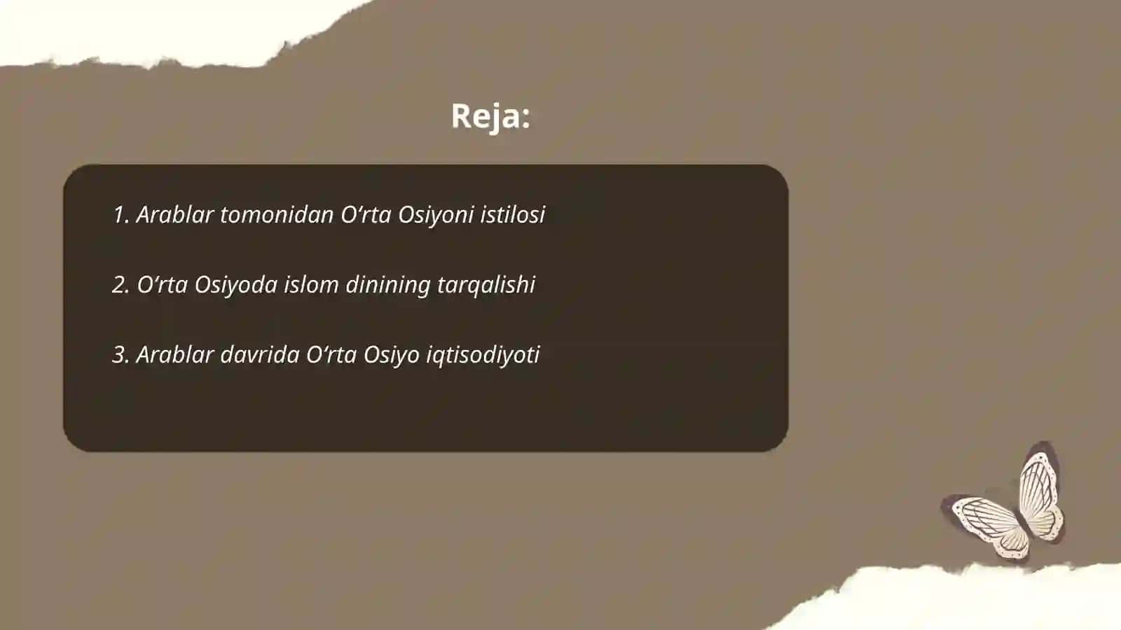 Arablar tomonidan Oʻrta Osiyoni istilosi 2
