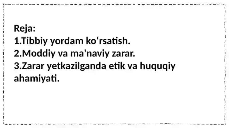 Tibbiy yordam koʻrsatishda yetkazilgan moddiy va ma'naviy zararni qoplash masalasining etik-huquqiy asoslari 2