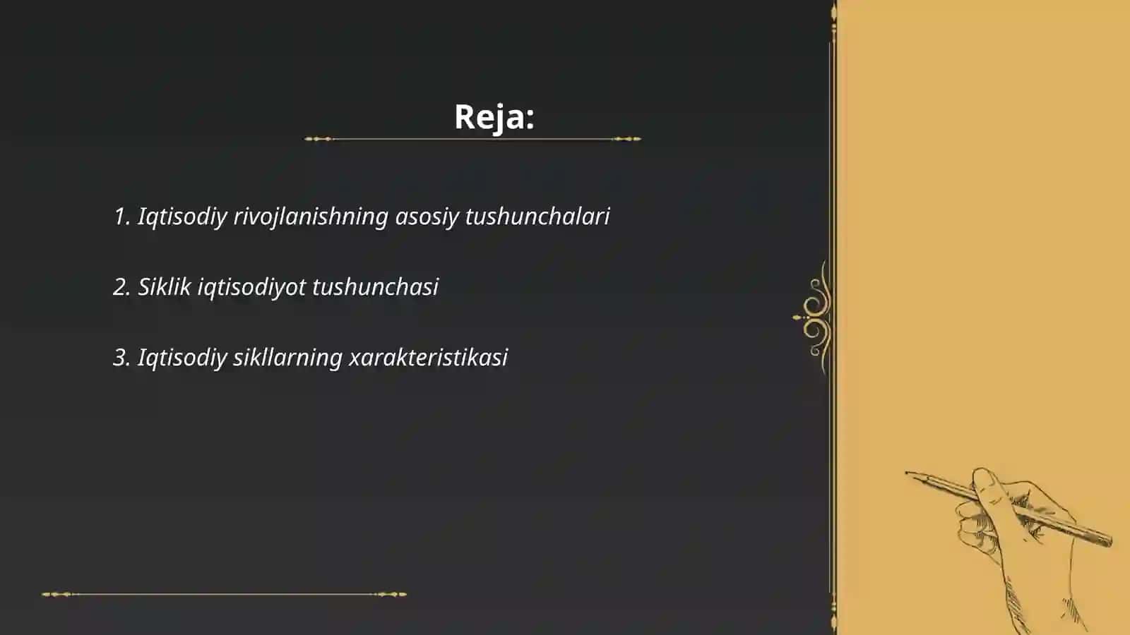 Iqtisodiy rivojlanishning siklliligi va iqtisodiy sikl nazariyalar 2