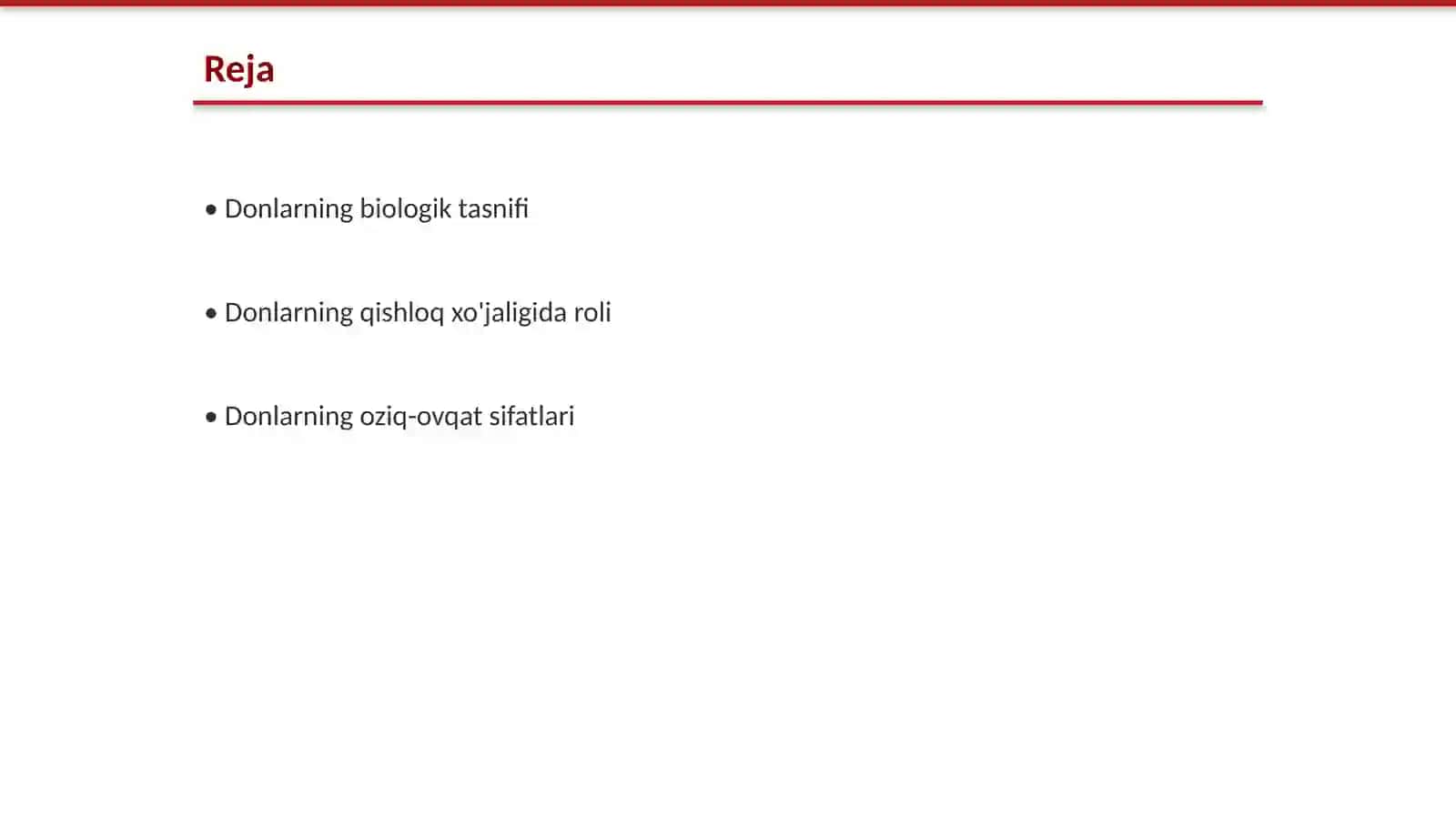 Donlarning turlari va tavsifi 2