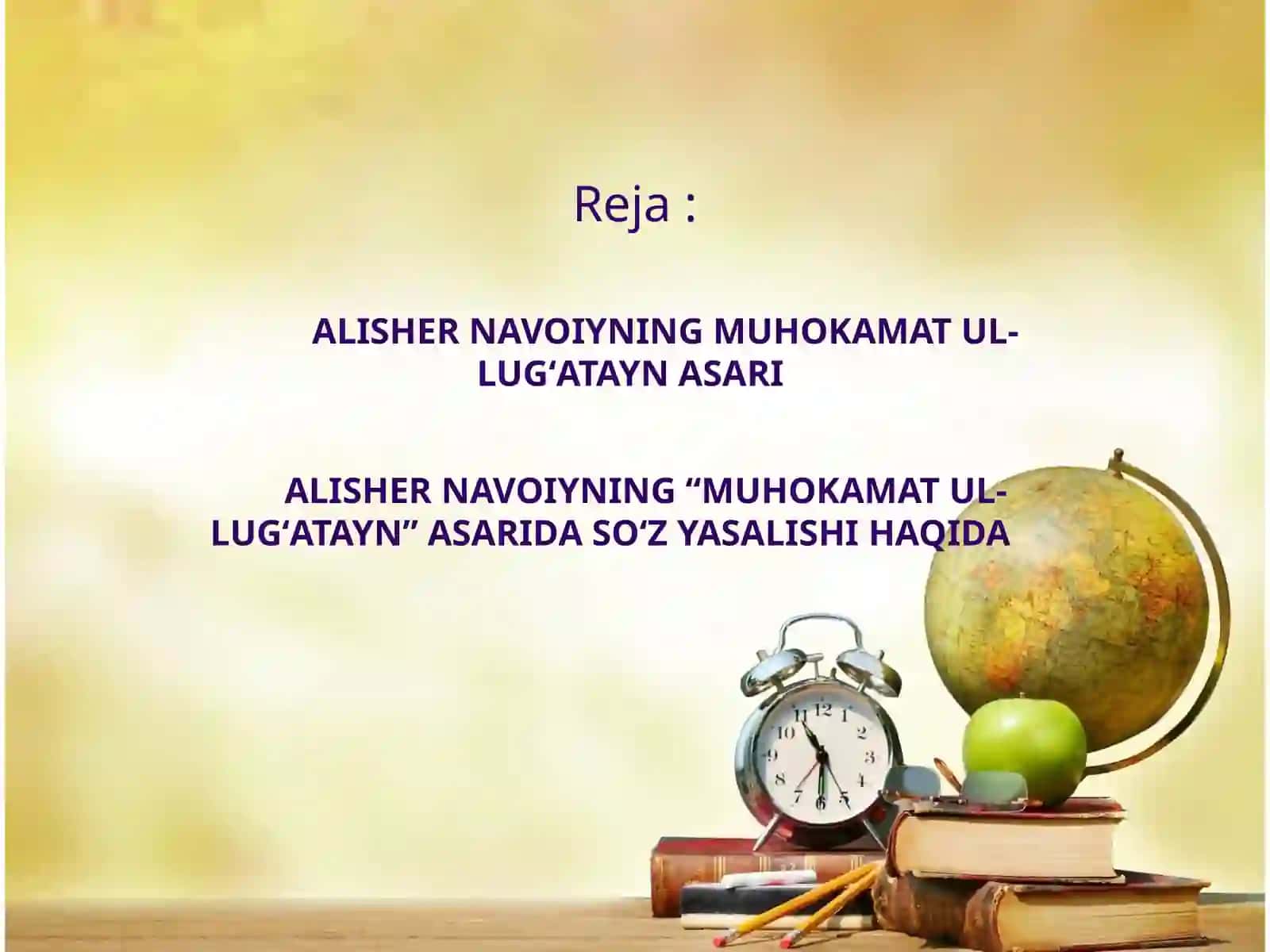 Alisher Navoiyning Muhoakmatul-lugʼatayin asari 2