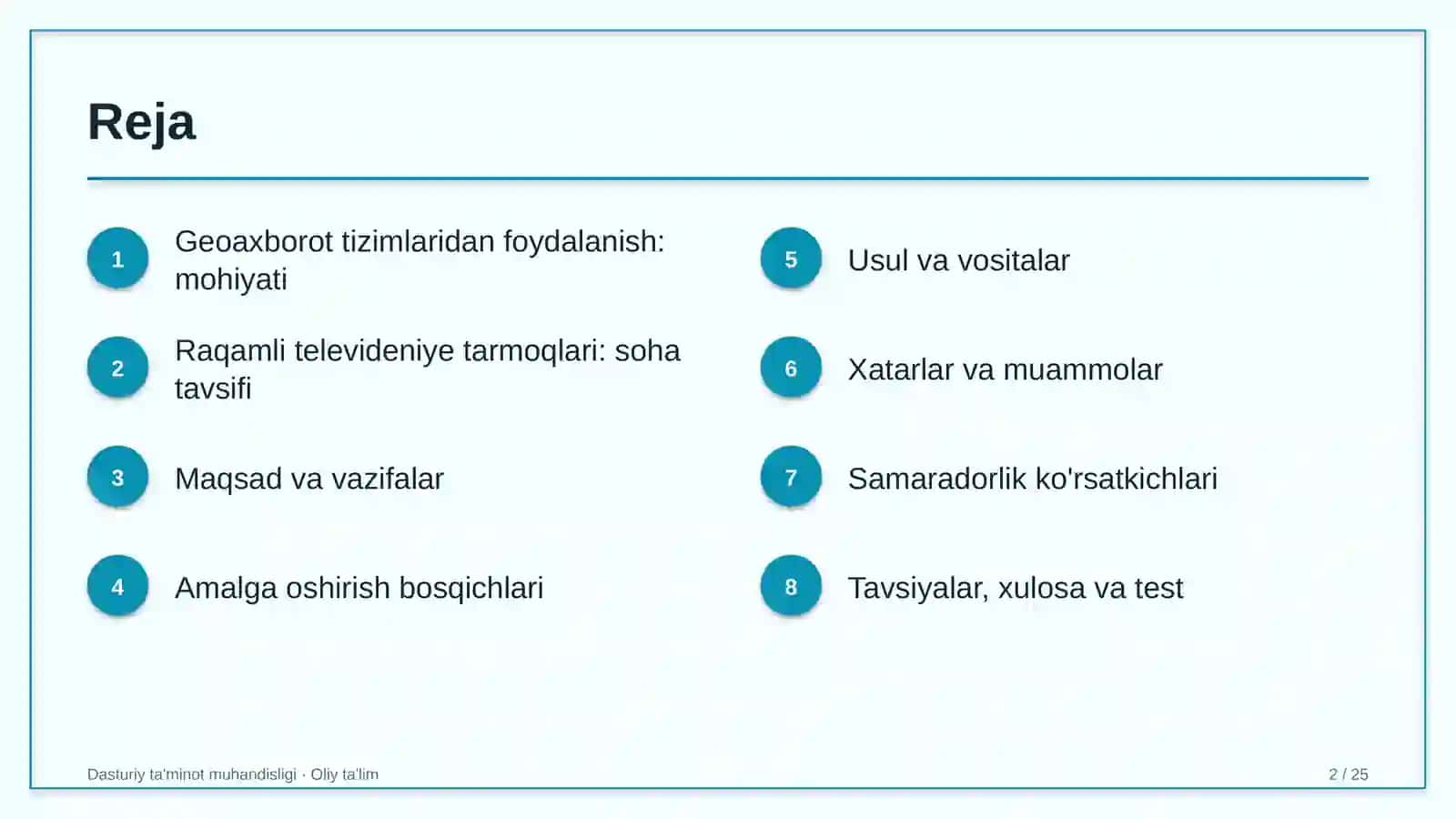 raqamli televideniye tarmoqlarida geoaxborot tizimlaridan foydalanish 7663 2