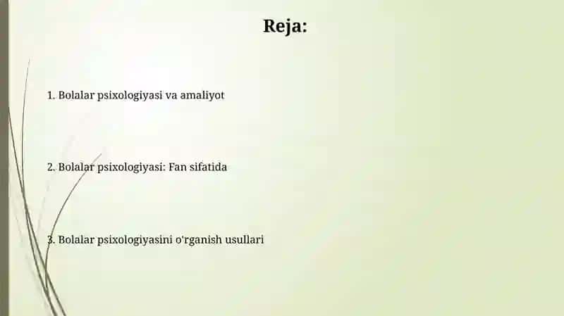 Bolalar psixologiyasi va amaliyot 2