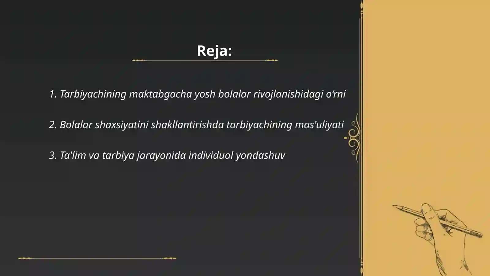 Maktabgacha yoshdagi bolalar shahsiyatini shakillantirishda tarbiyachining roli 2