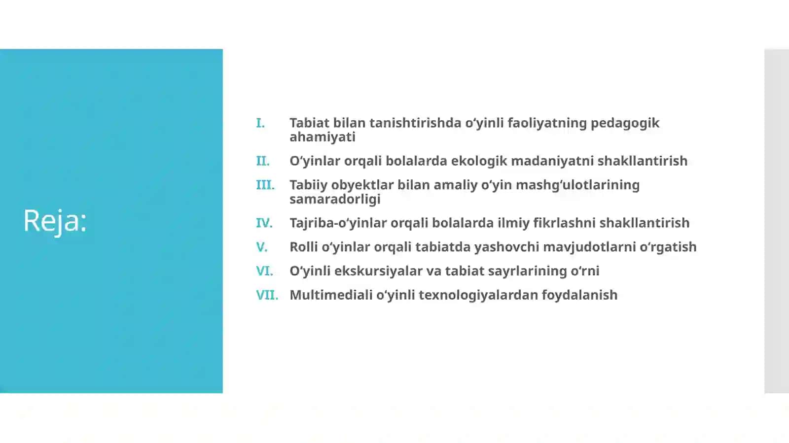 Maktabgacha Taʼlim Tashkilotlarida Oʻyinli Usullarni Qoʻllash Orqali Tabiat Bilan Tanishtirishning Ahamiyati 2