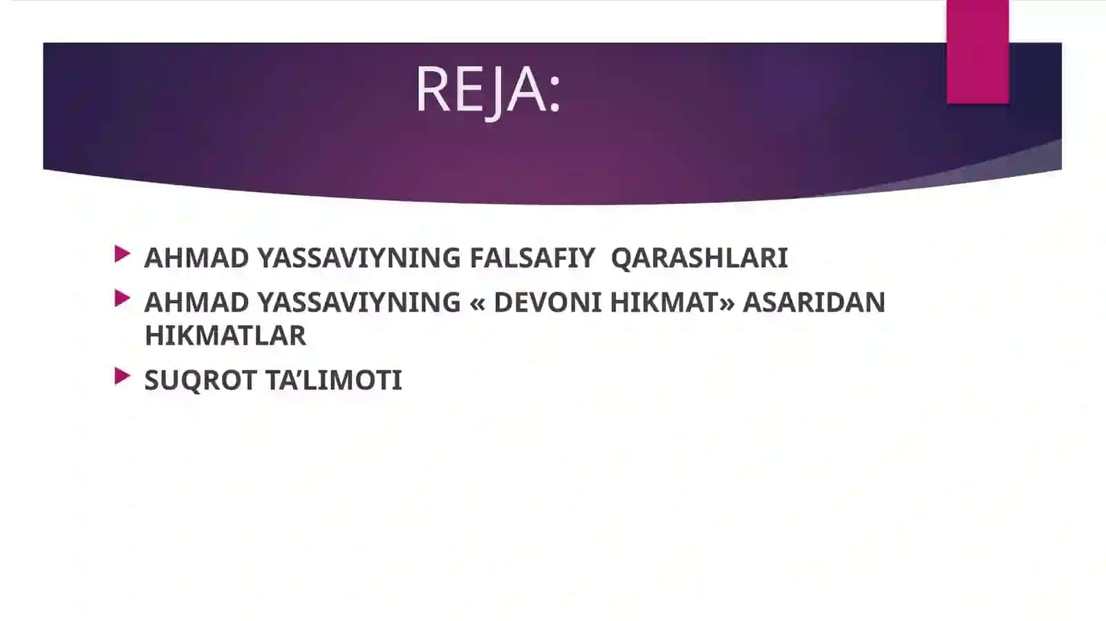AHMAD YASSAVIY VA SUQROT TA’LIMOTLARI 2