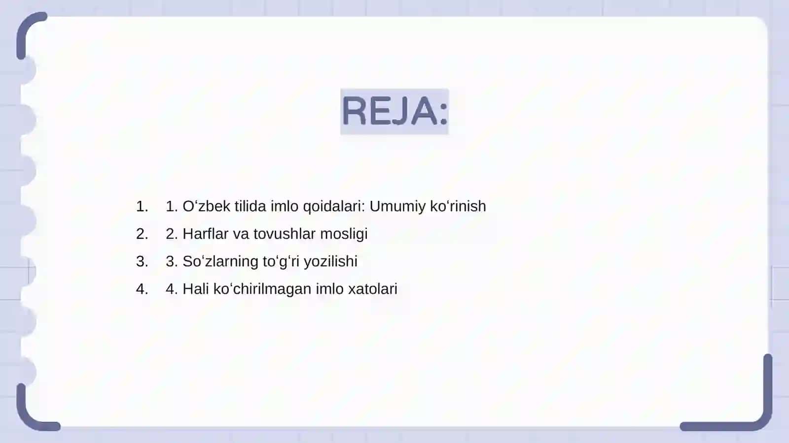 O'zbek tilining asosiy imlo qoidalari 2