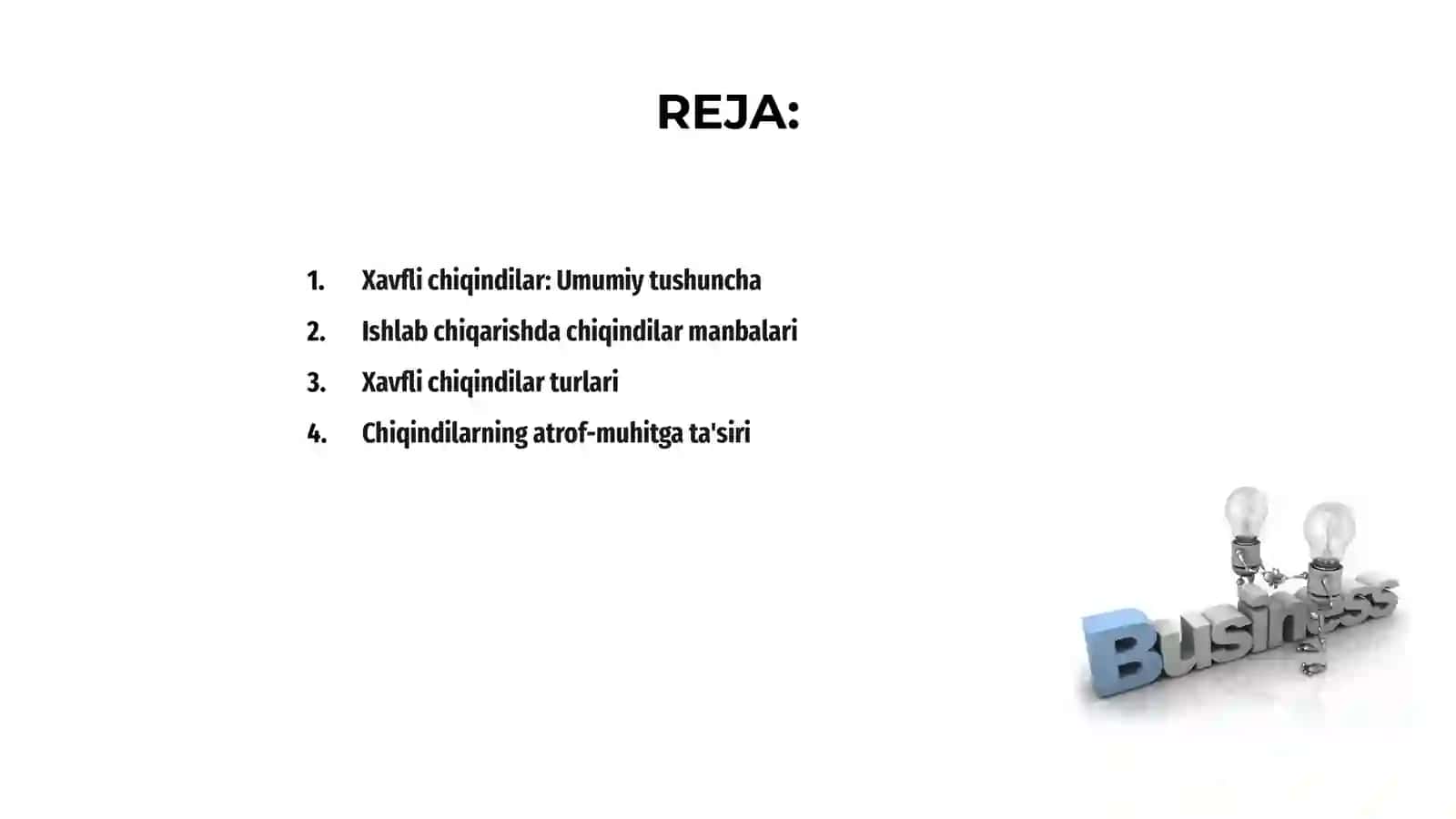 Xavfli ishlab chiqarish chiqindilari 2