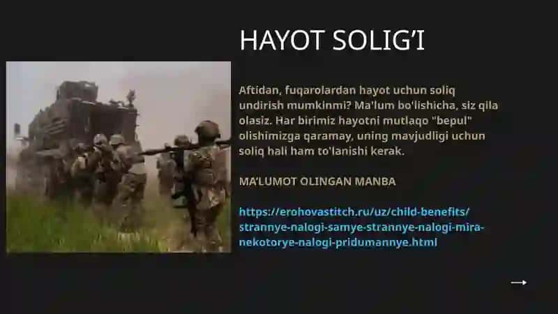 NOODATIY SOLIQ TURLARI 2