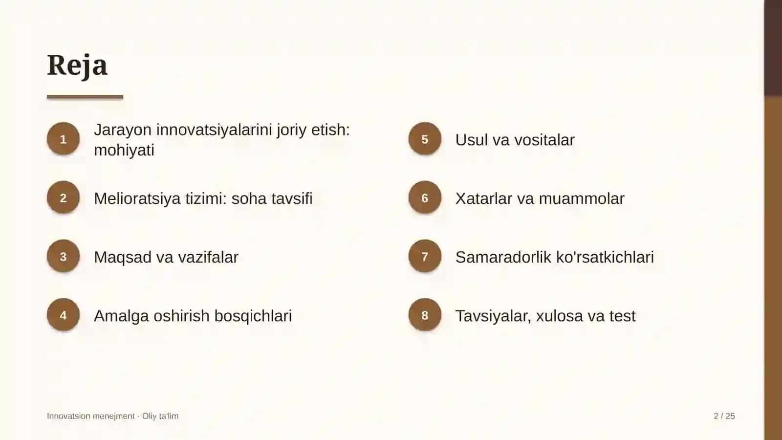 melioratsiya tizimida jarayon innovatsiyalarini joriy etish 5921 2