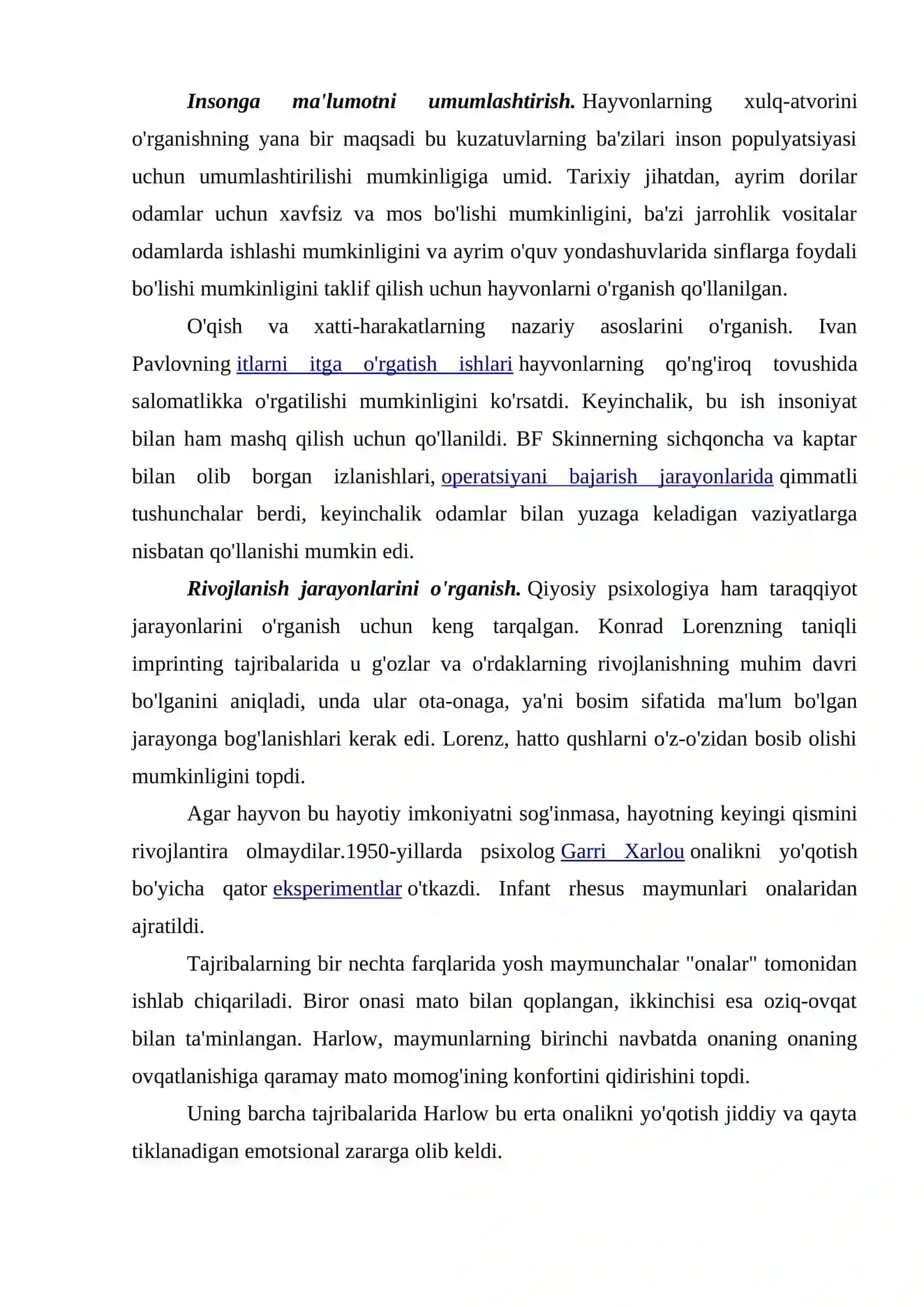 Zoopsixologiya va qiyosiy psixologiyaga kirish 2