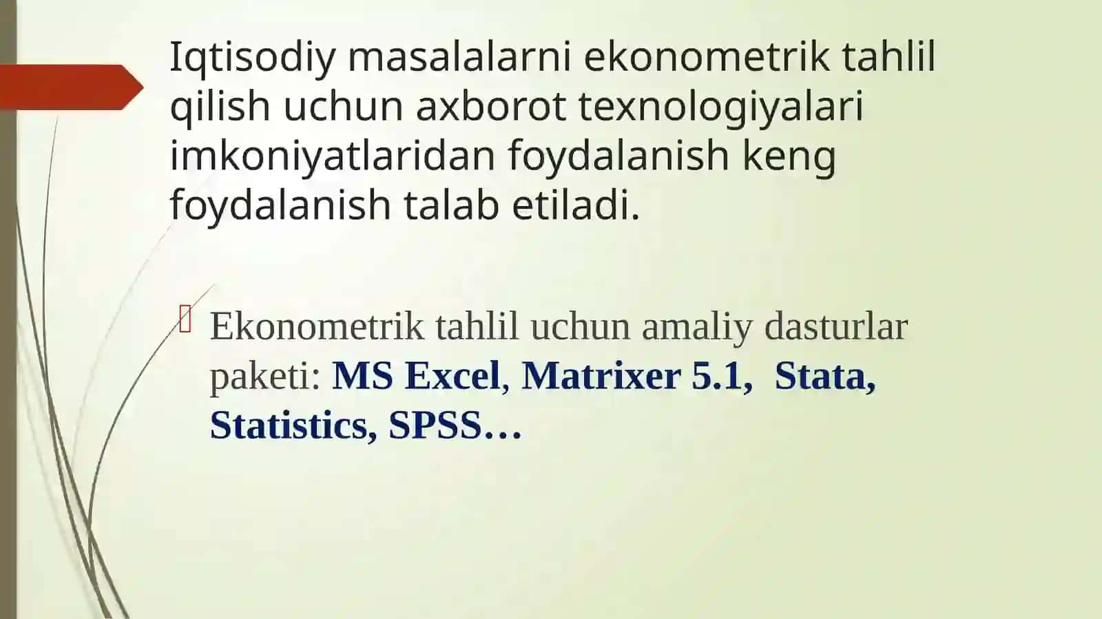 Ekonomatrikta Dirqotlarda Axborot-Kommunikatsion Texnologiyalaridan Foydalanish 2