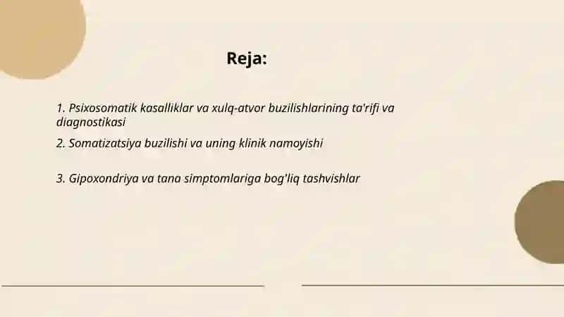 Psixosomatik kasalliklar va xulq-atvor buzilishlar 2