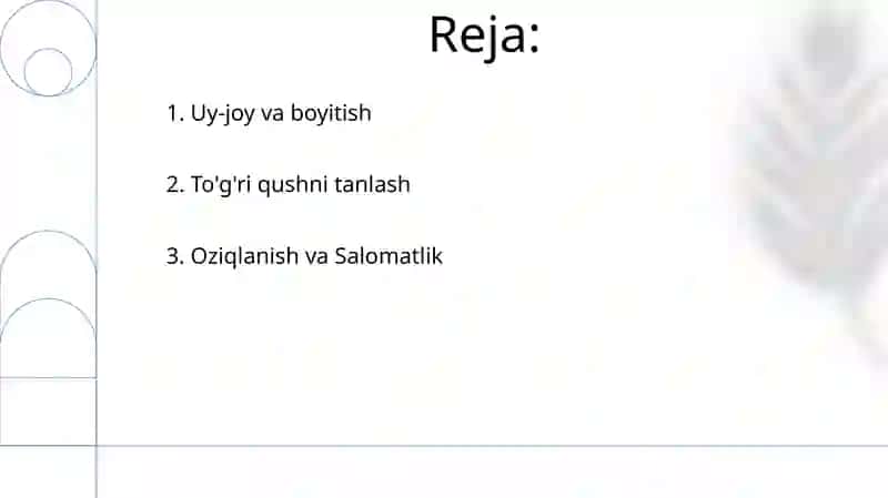Qafasda qushlarni saqlash va parvarishlash 2