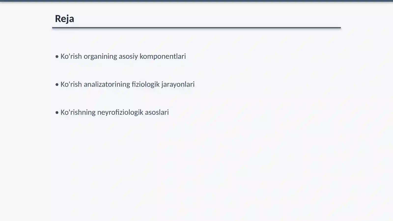 Analizatorlar koʻrish organining tuzilishini oʻrganish 2