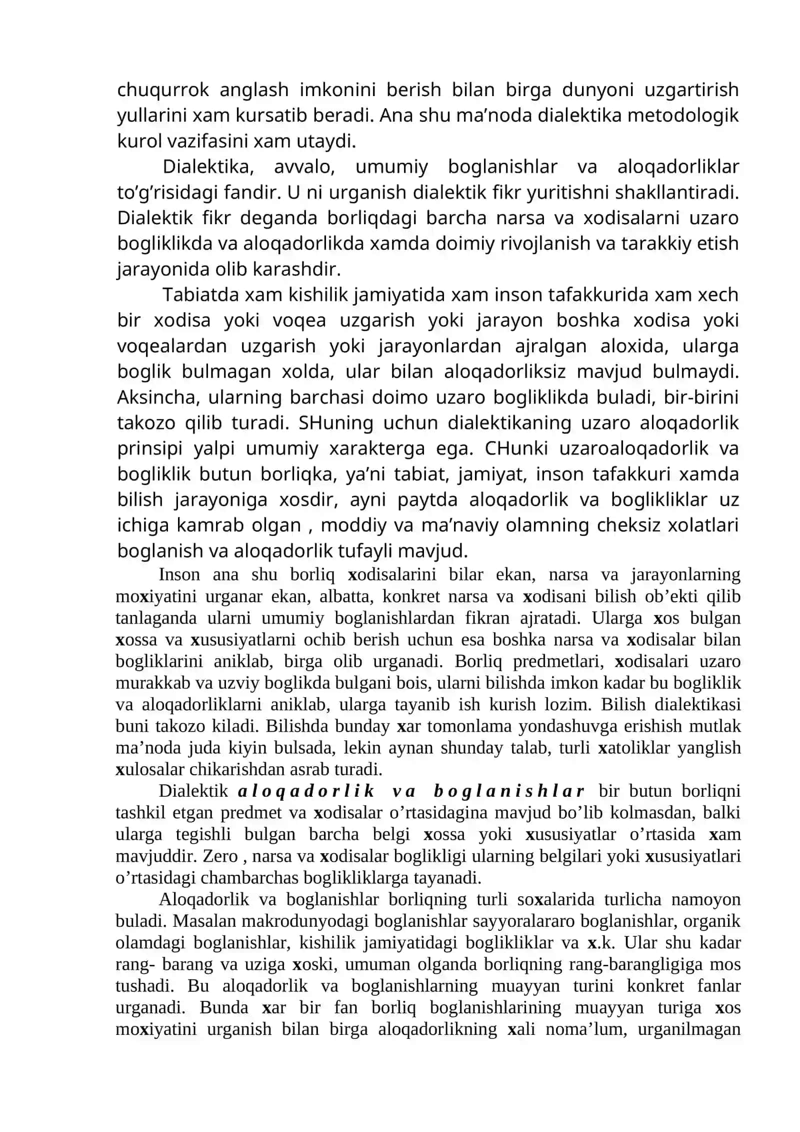 Rivojlanish falsafasi. O`zbekistonnig taraqqiyot strategiyasi 2
