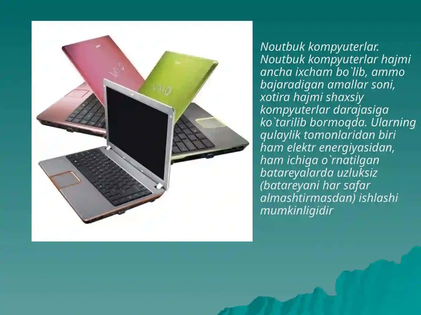 Noutbuk kompyuterlar 2