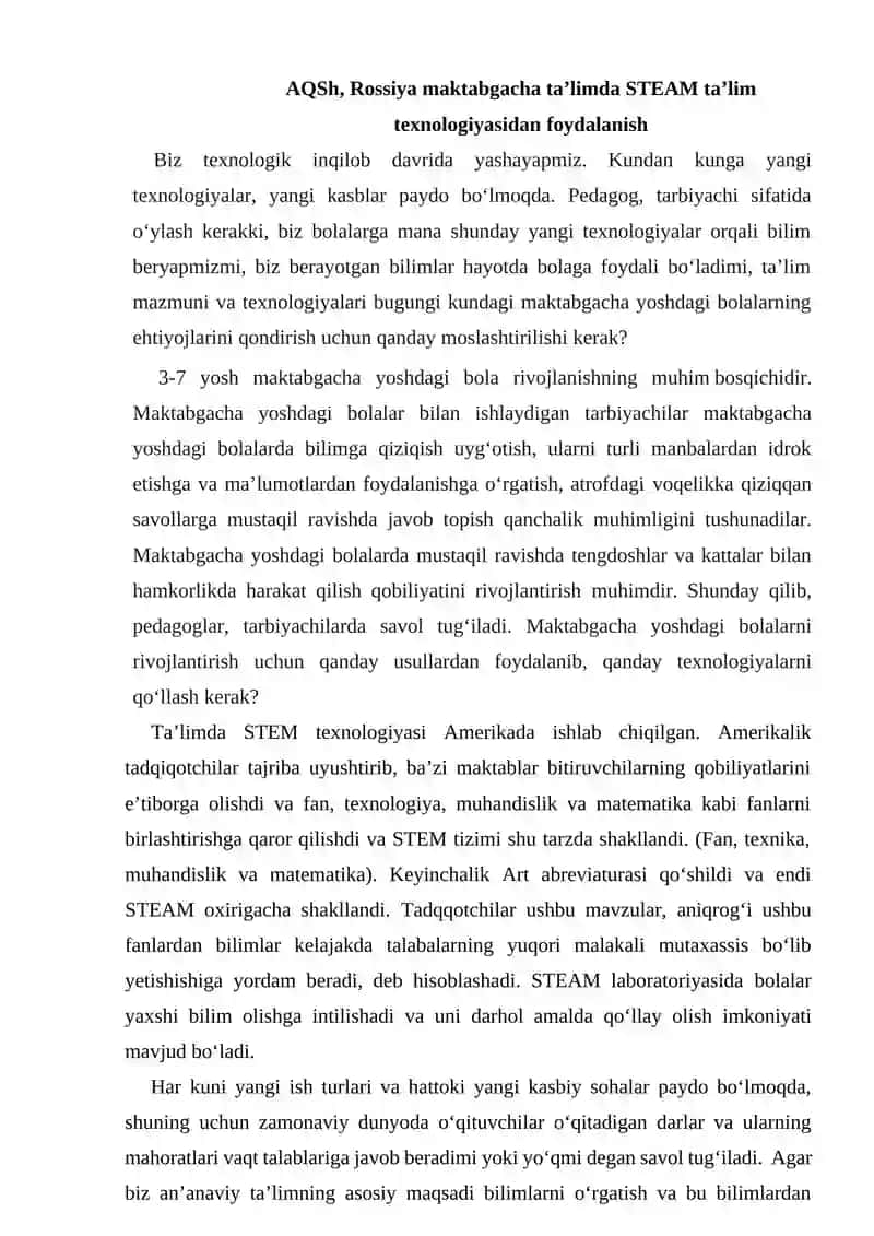 MULTSTUDIYA TA'LIM MODULI SIFATIDA 2