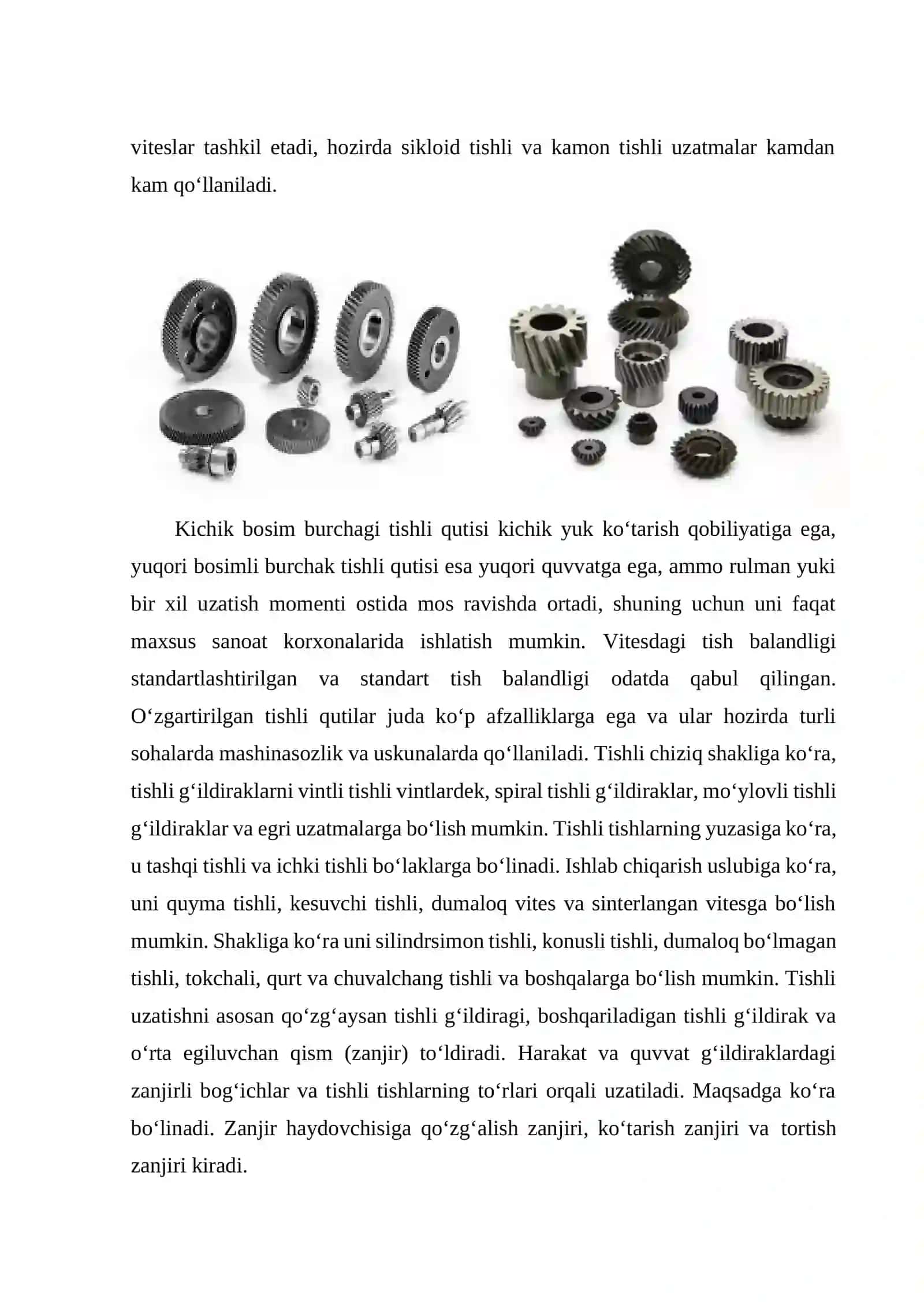 Tishli G‘ildiraklarga Mexanik Ishlov Berish 2