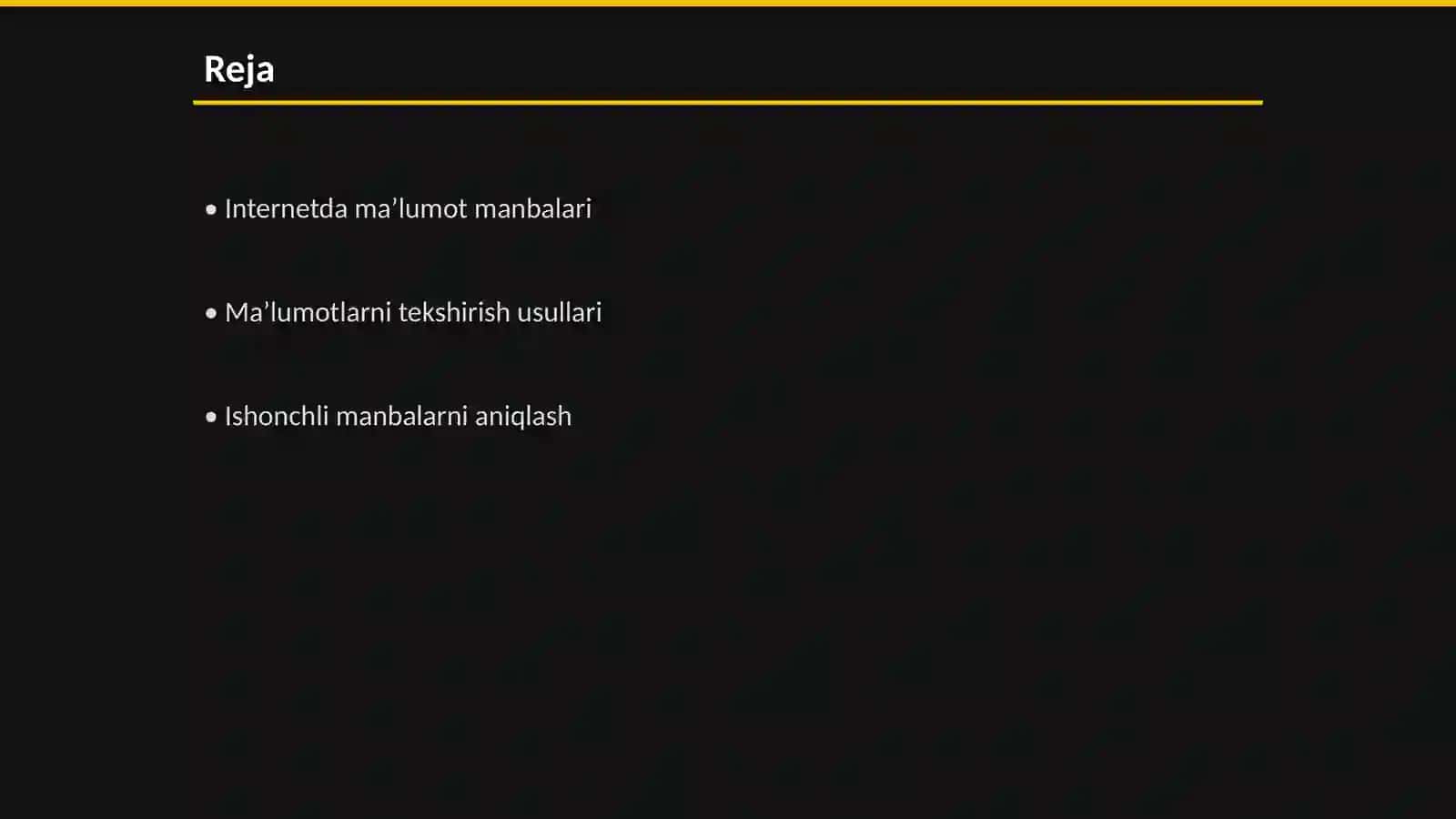 Internetdagi ma’lumotlarni tekshirish 2