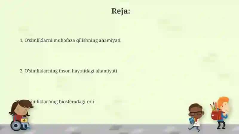 Oziq-ovqat mahsulotlari va oʻsimliklar 2