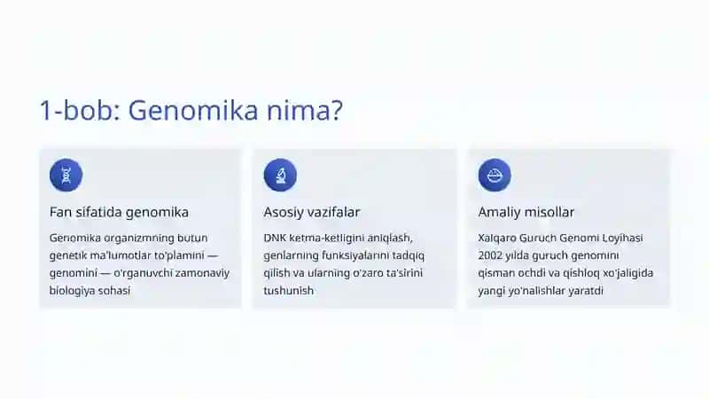 Genomika va Proteomika: Hayotiy Ma'lumotlarning Sirlarini Ochish 2