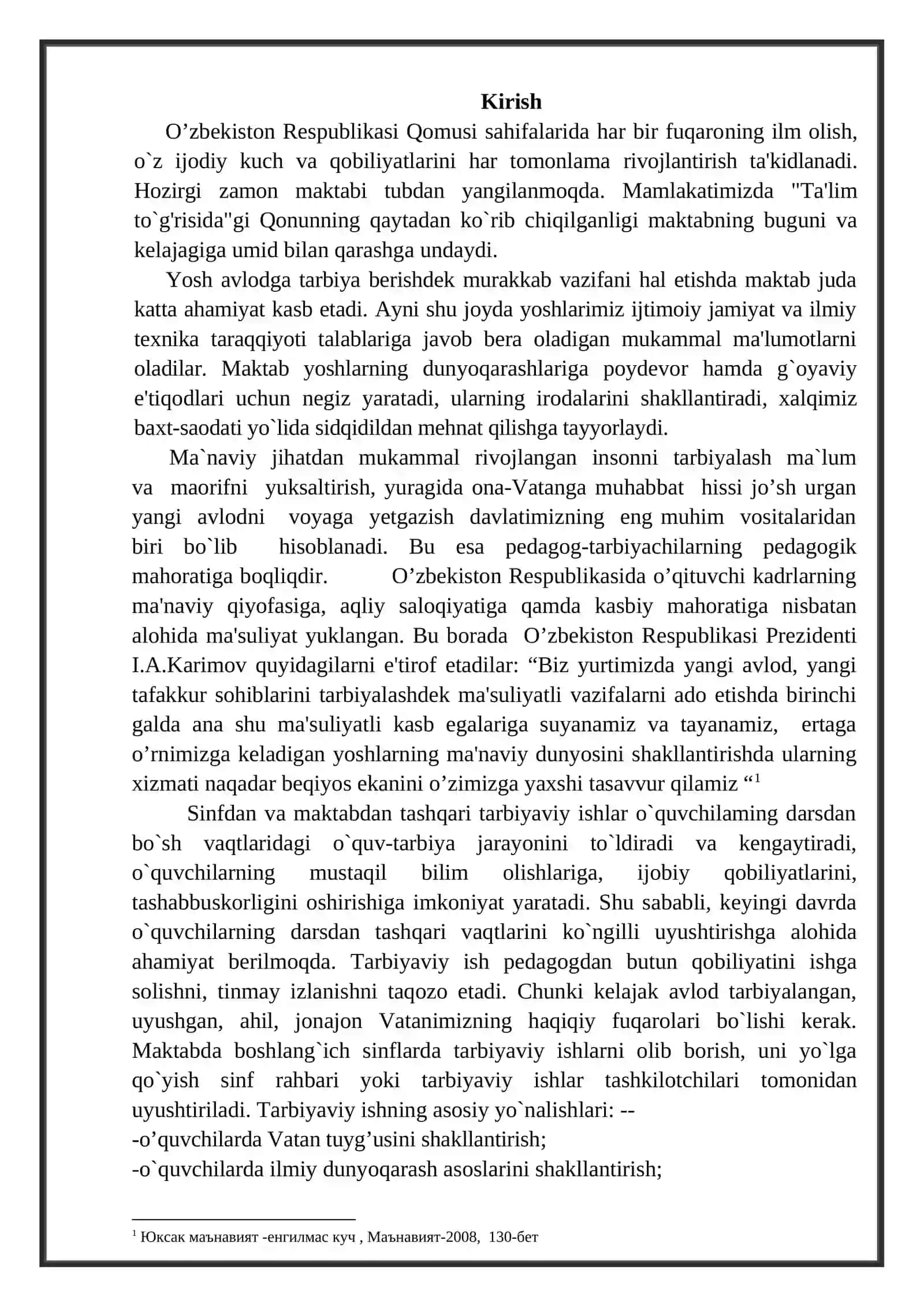 Tarbiyaviy tadbirlarni tashkil etish usullari 2
