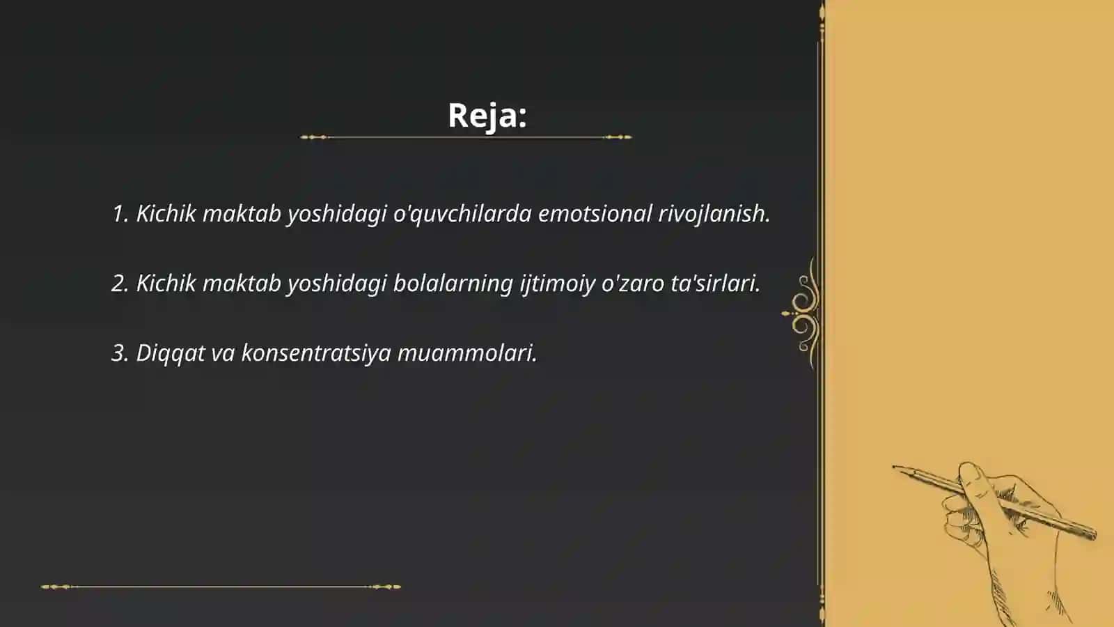 Kichik maktab yoshidagi oʻquvchilarning psixologik xususiyatlari 2