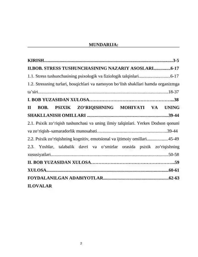 Stressning turlari, bosqichlari va namoyon bo‘lish shakllari 2