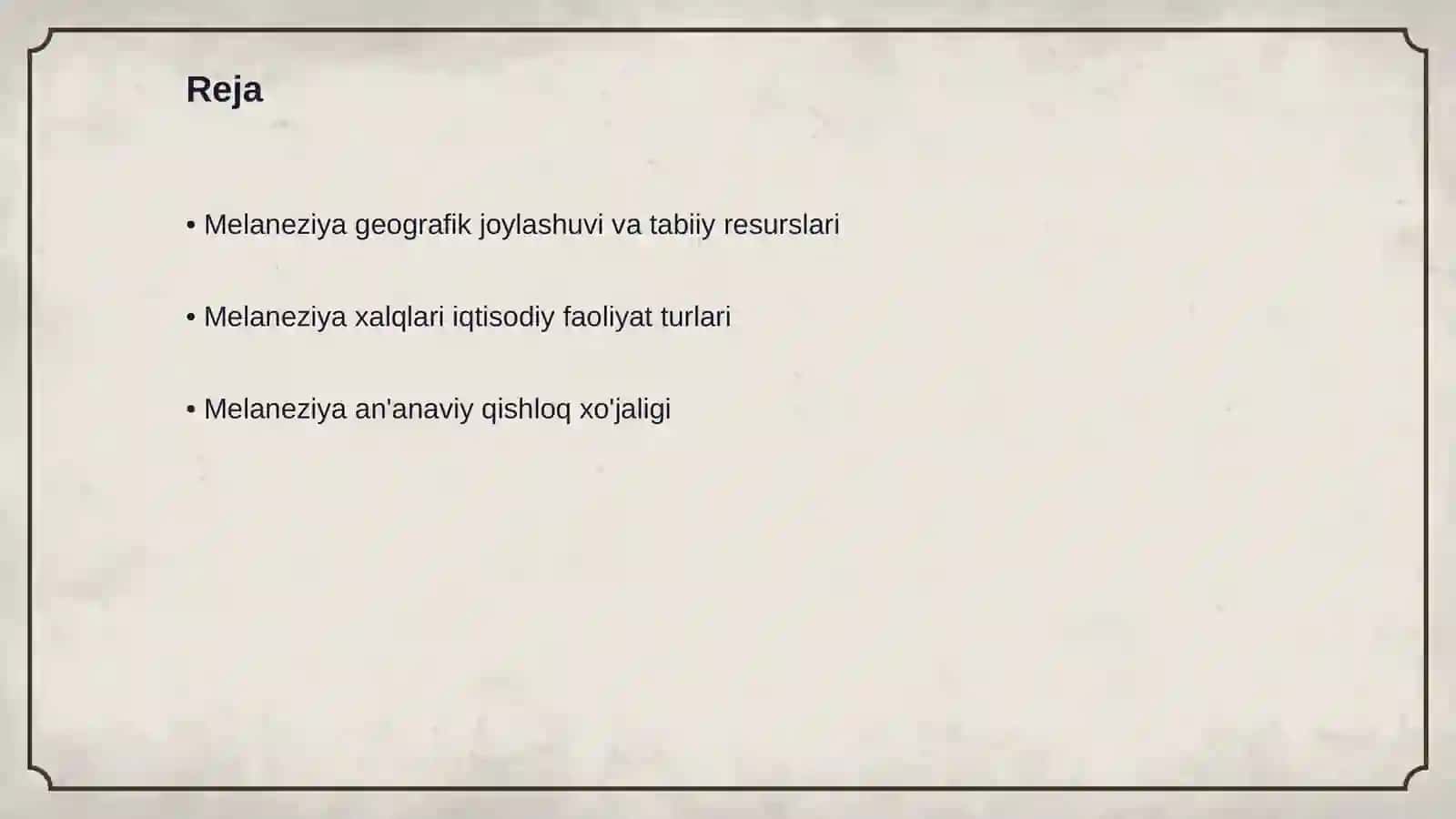 Melaneziya xalqlari xojaligi va madaniyatu 2
