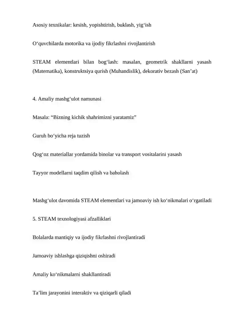STEAM texnologiyasi 2
