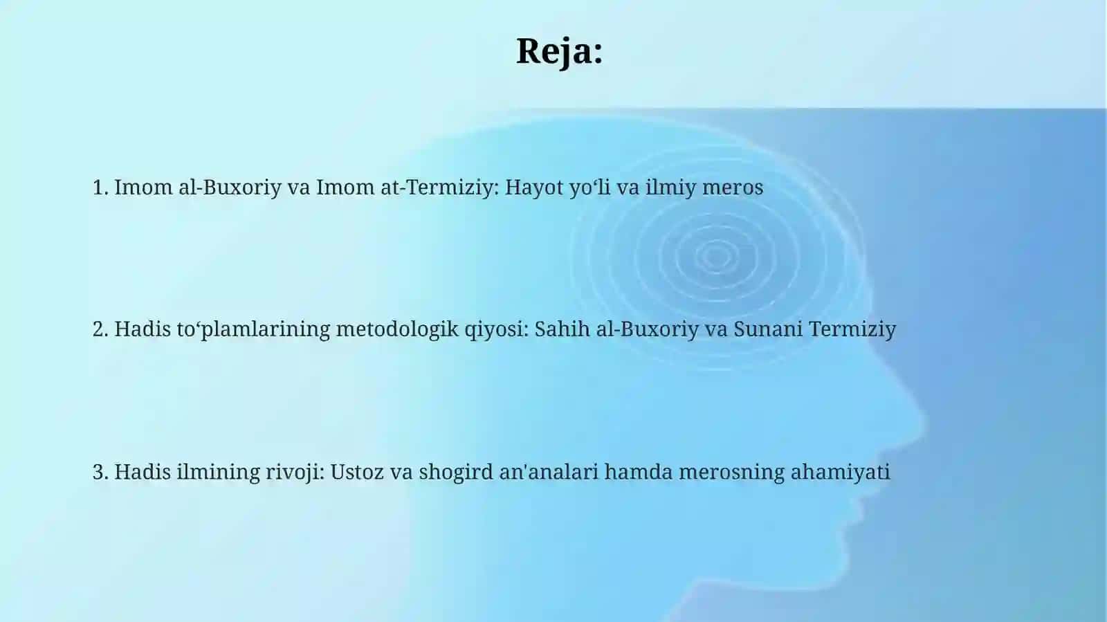 Imom al-Buxoriy va Imom at-Termiziy,   hayot yo‘li va ilmiy meros 2