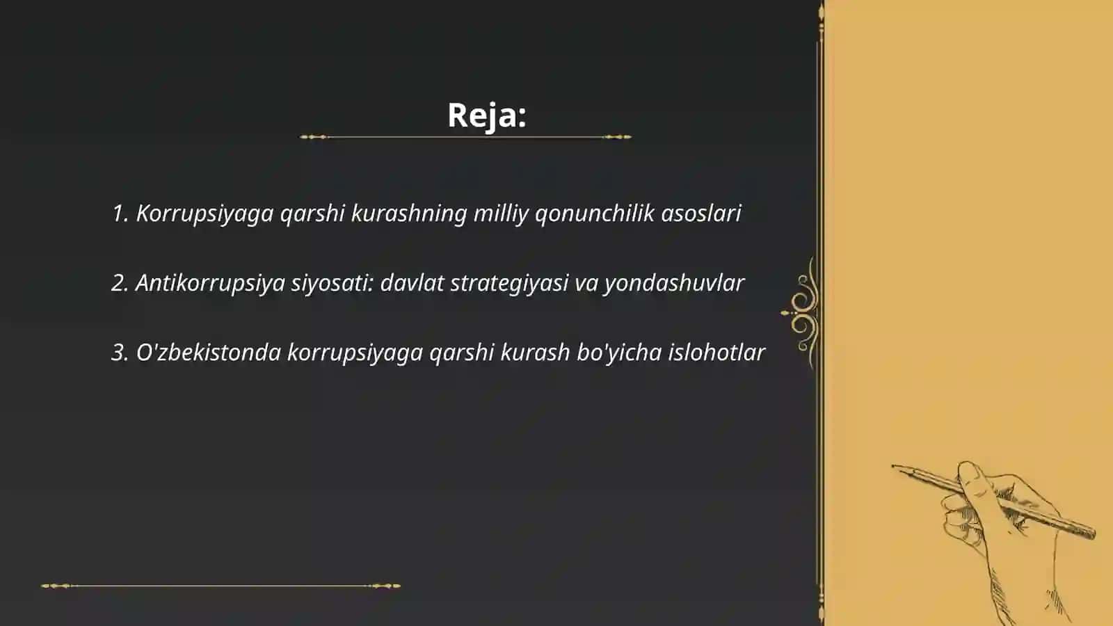 O’zbekistonda Korrupsiyaga kurash mexanizmlari 2