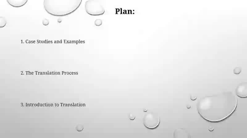 Introduction to Translation 2