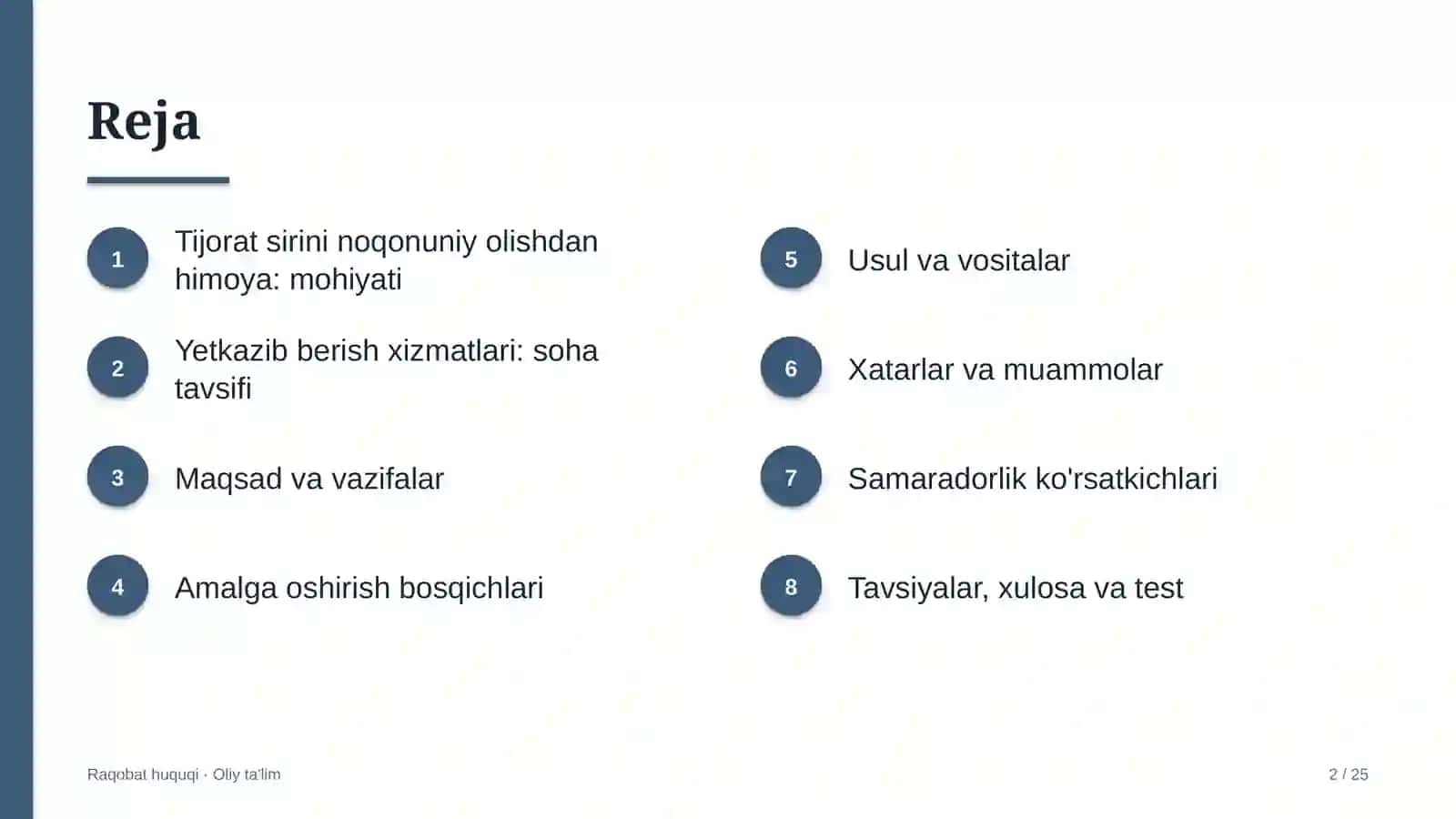 yetkazib berish xizmatlarida tijorat sirini noqonuniy olishdan himoyalanish 6408 2
