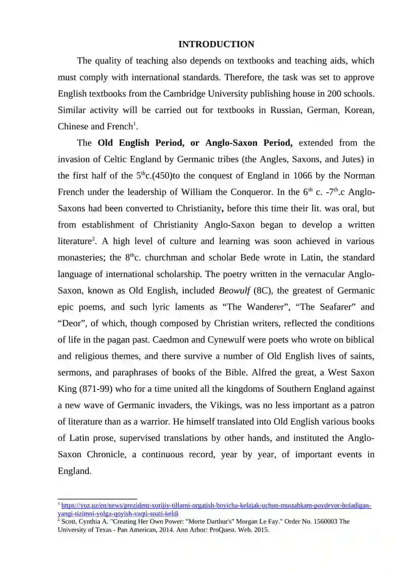 Anglo-Saxon Literature Study Guide 2