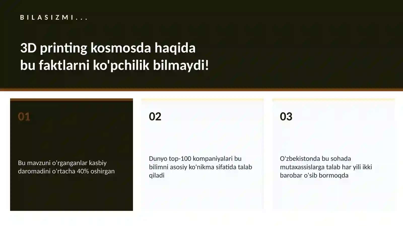 KOSMIK TEXNOLOGIYALAR 2