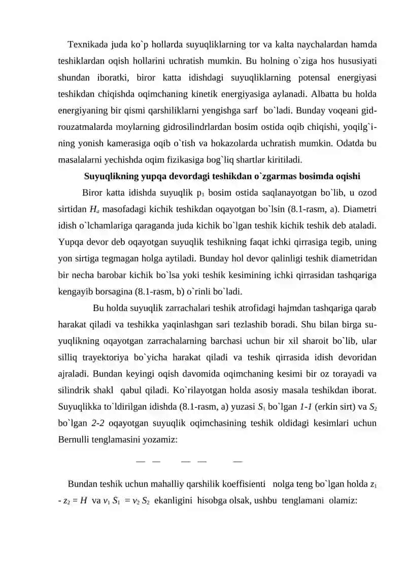 Suyuqliklarni uzatish va ularning qurulmlari 2