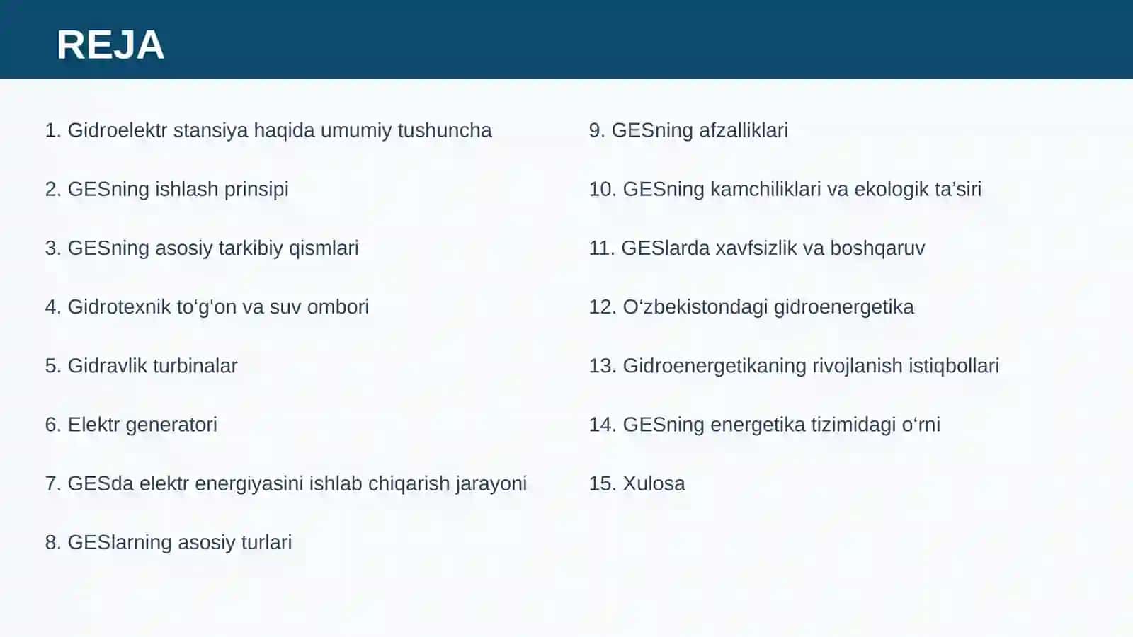 GIDROELEKTR STANSIYA 2