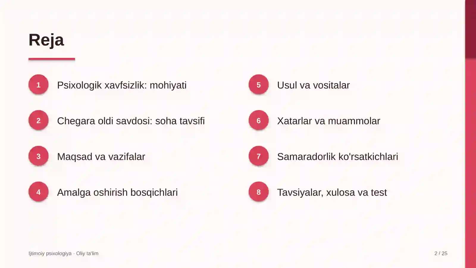 Chegara oldi savdosida psixologik xavfsizlik 2