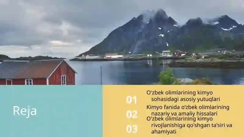 Kimyo fanining rivojlanishda oʻz hissasalarini qoʻshgan oʻzbek xalqining olimlari 2