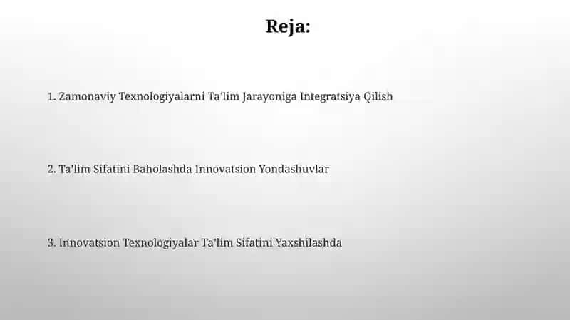 Innovatsion Texnologiyalar Ta'lim Sifatini Yaxshilashda 2