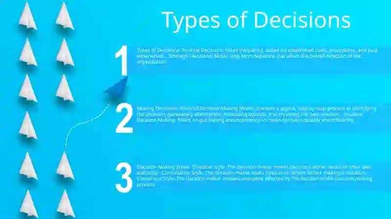 Making Decisions 2