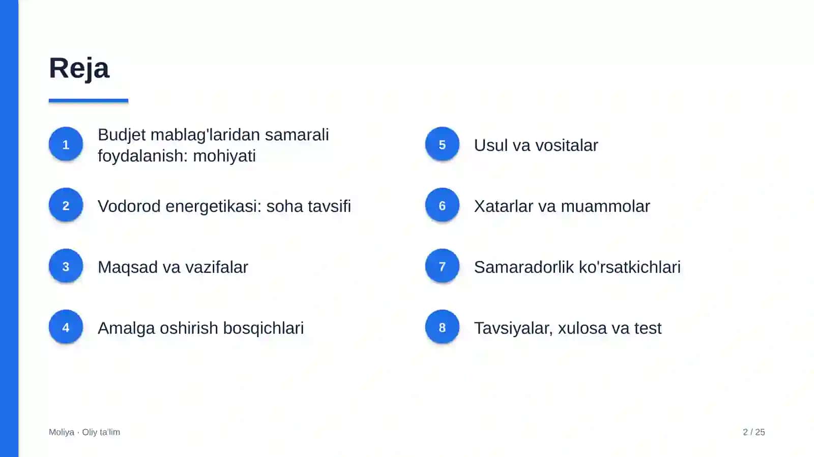 vodorod energetikasida budjet mablag'laridan samarali foydalanish 1590 2