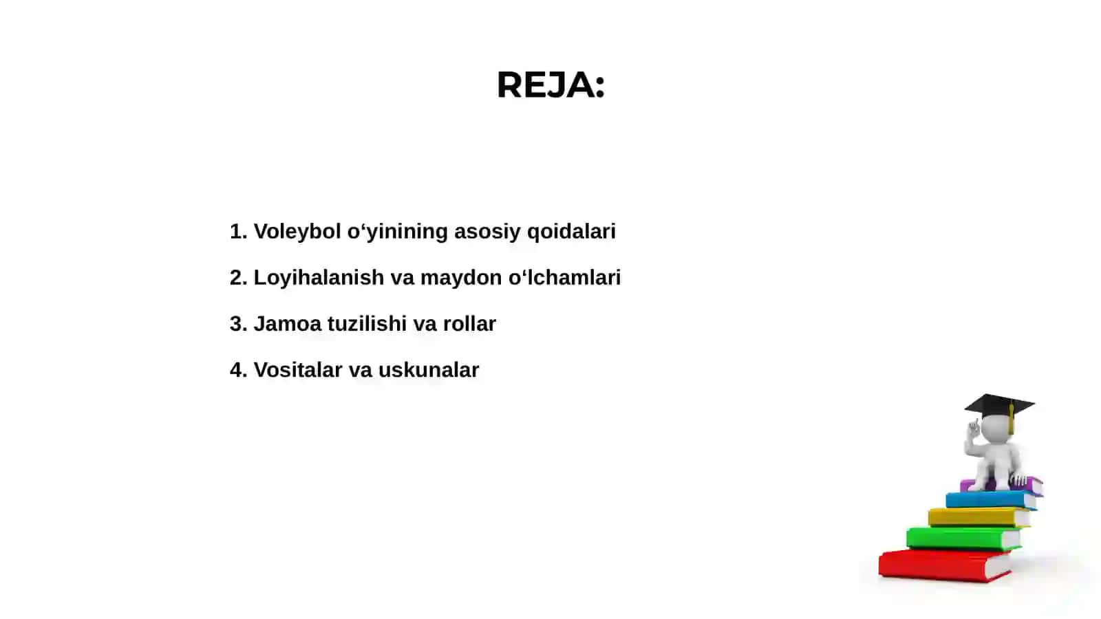 Voleybol oʻyin qoidalarini o'rgatish 2