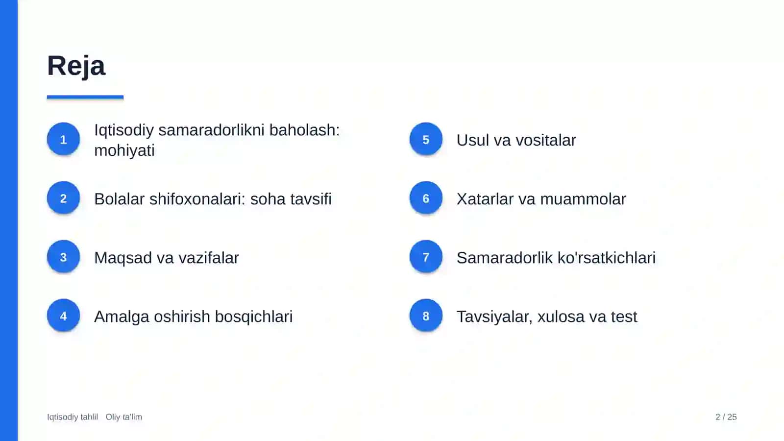 bolalar shifoxonalarida iqtisodiy samaradorlikni baholash 7209 2