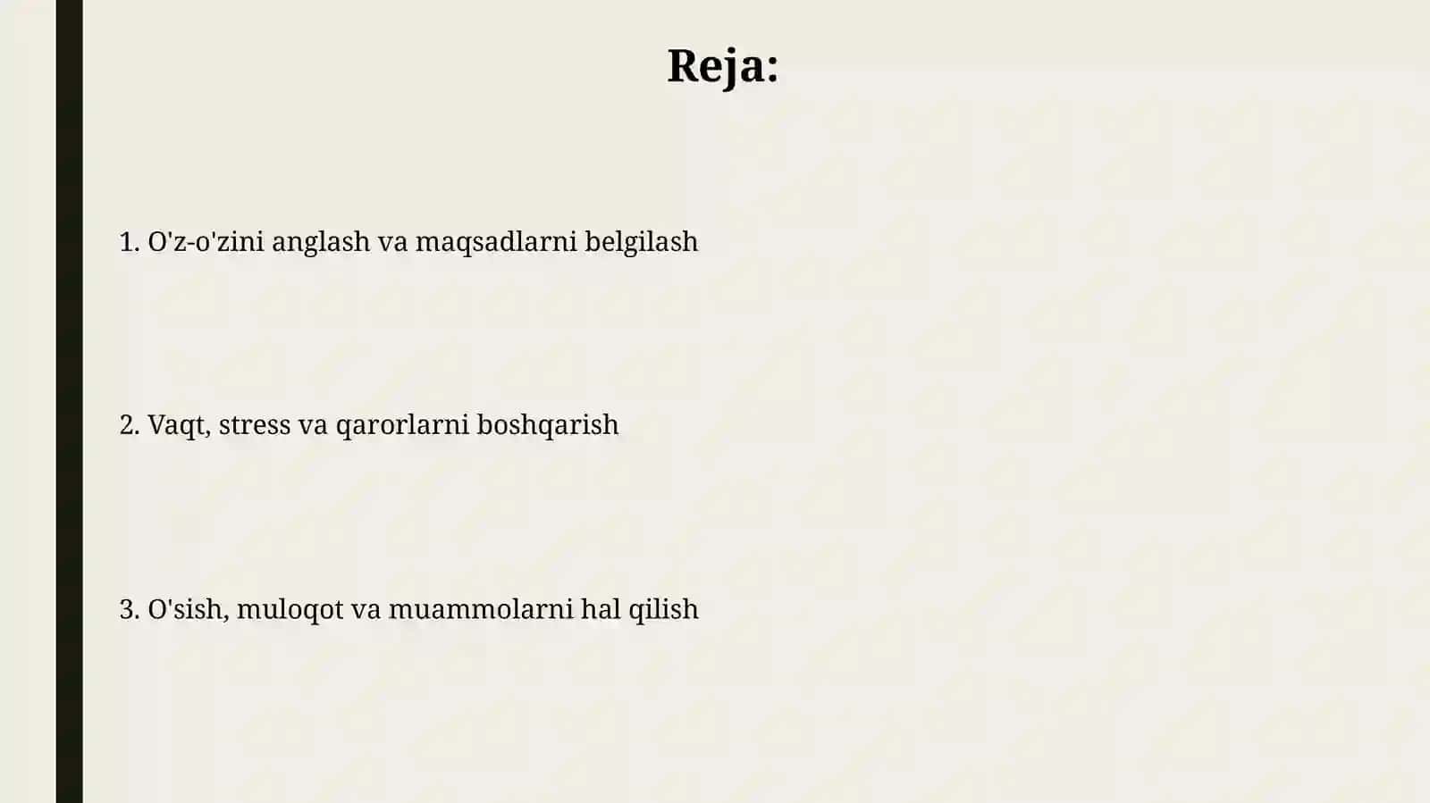 Oʻz oʻzini boshqarish koʻnikmasini rivojlantirish yoʻllari 2