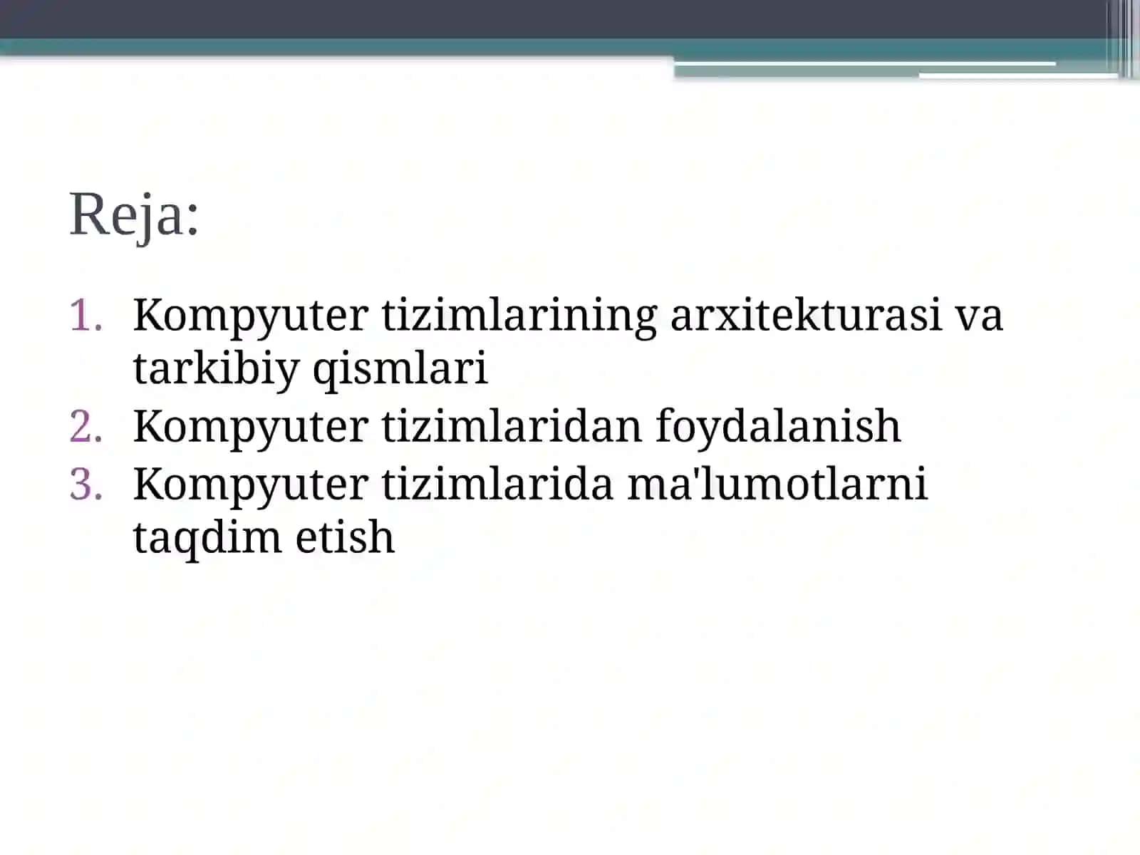Kompyutertizimlarigakirish 2