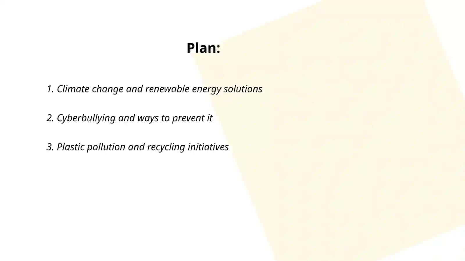 Climate change and renewable energy solutions 2
