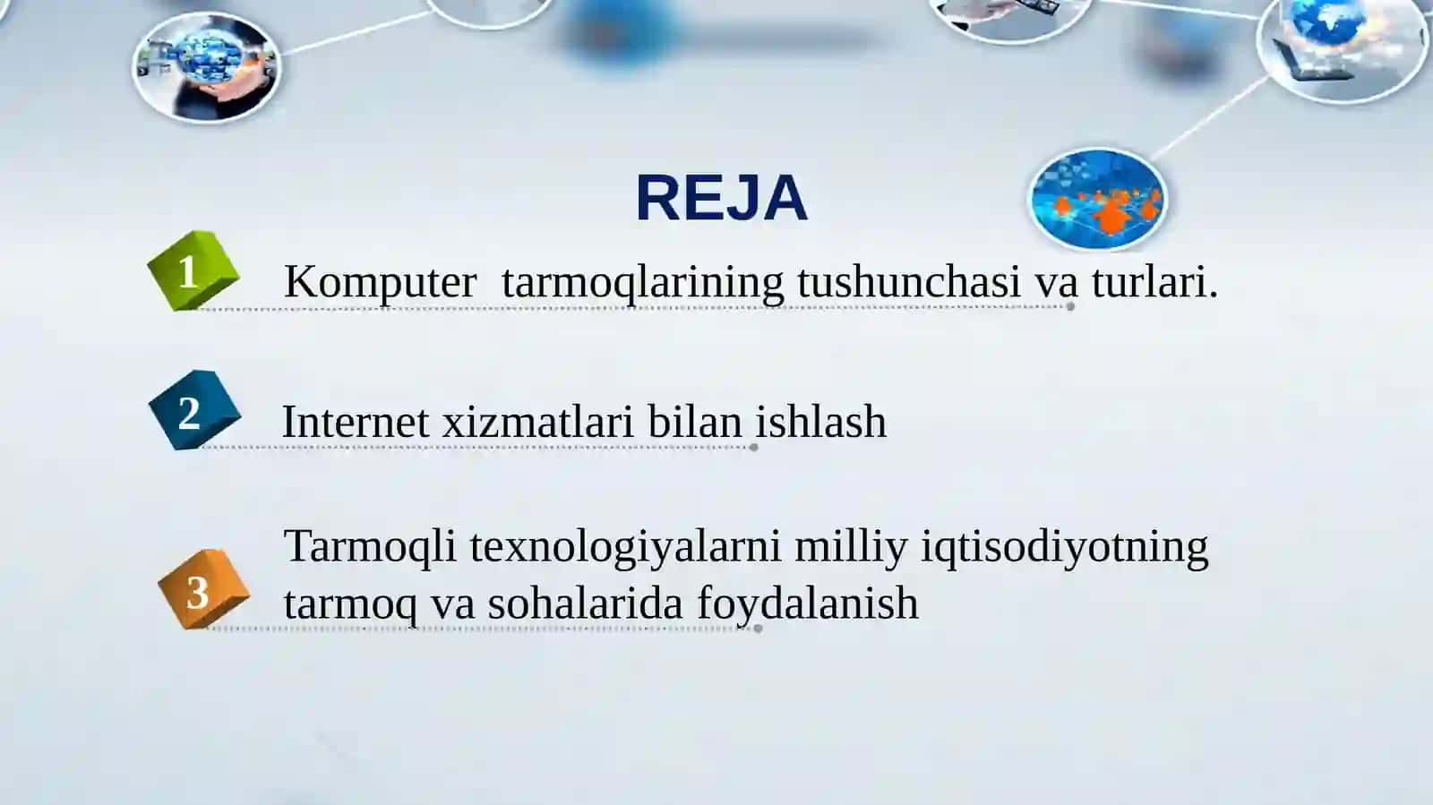 IQTISODIYOTDA AXBOROT-KOMMUNIKATSION TEXNOLOGIYALAR VA TIZIMLAR 2
